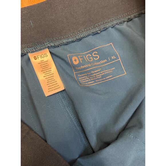 Figs Maua Jogger Scrub Pants ALPS BLUE Large - Picture 2 of 6